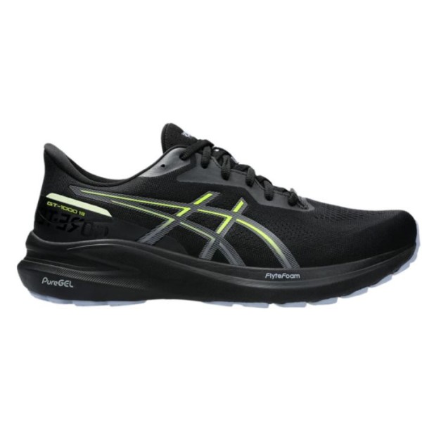 Asics Herren GT- 1000 13 GTX Laufschuh Trailrunningsschuh schwarz-gelb- blau