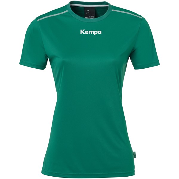 Kempa Damen Poly Shirt Trainingsshirt grün