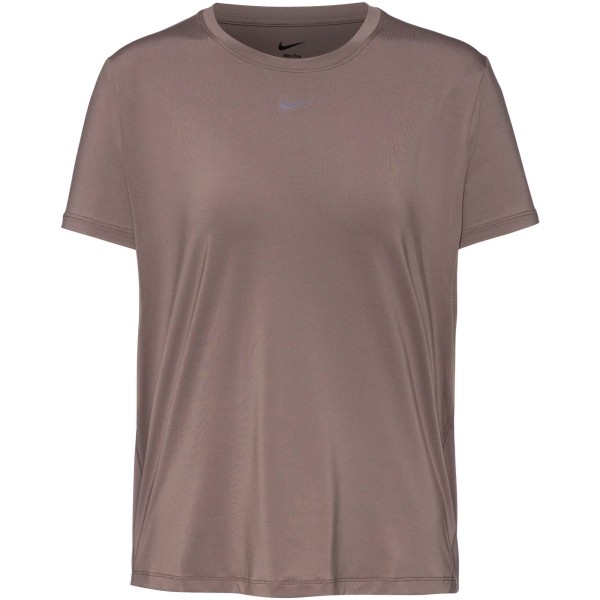 Nike Damen One Classic Dri- Fit T- Shirt Trainingsshirt braun