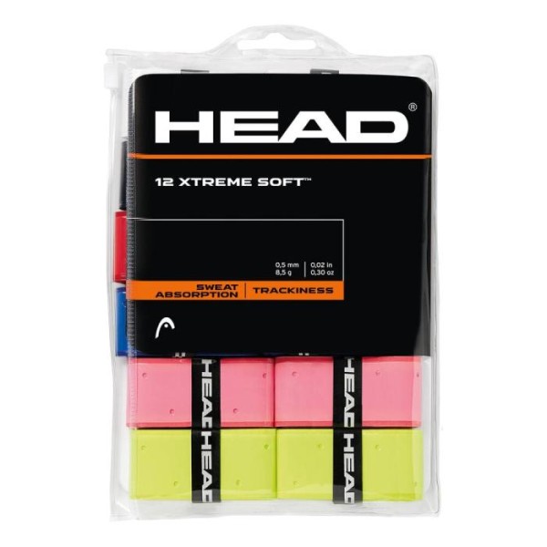 Head Xtreme Soft 12er Pack Overgrip Griffbänder verschiedene Farben