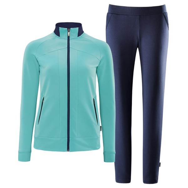 schneider sportswear Damen DEENAW Wellness-Anzug Sportanzug brightmint-dunkelblau