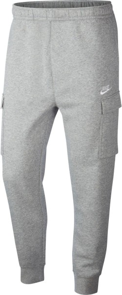 Nike Herren Sportswear Club Fleece Cargo Jogginghose Freizeithose grau