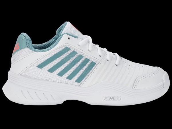 K-Swiss Kinder Court Express Carpet Tennisschuh weiß-mint