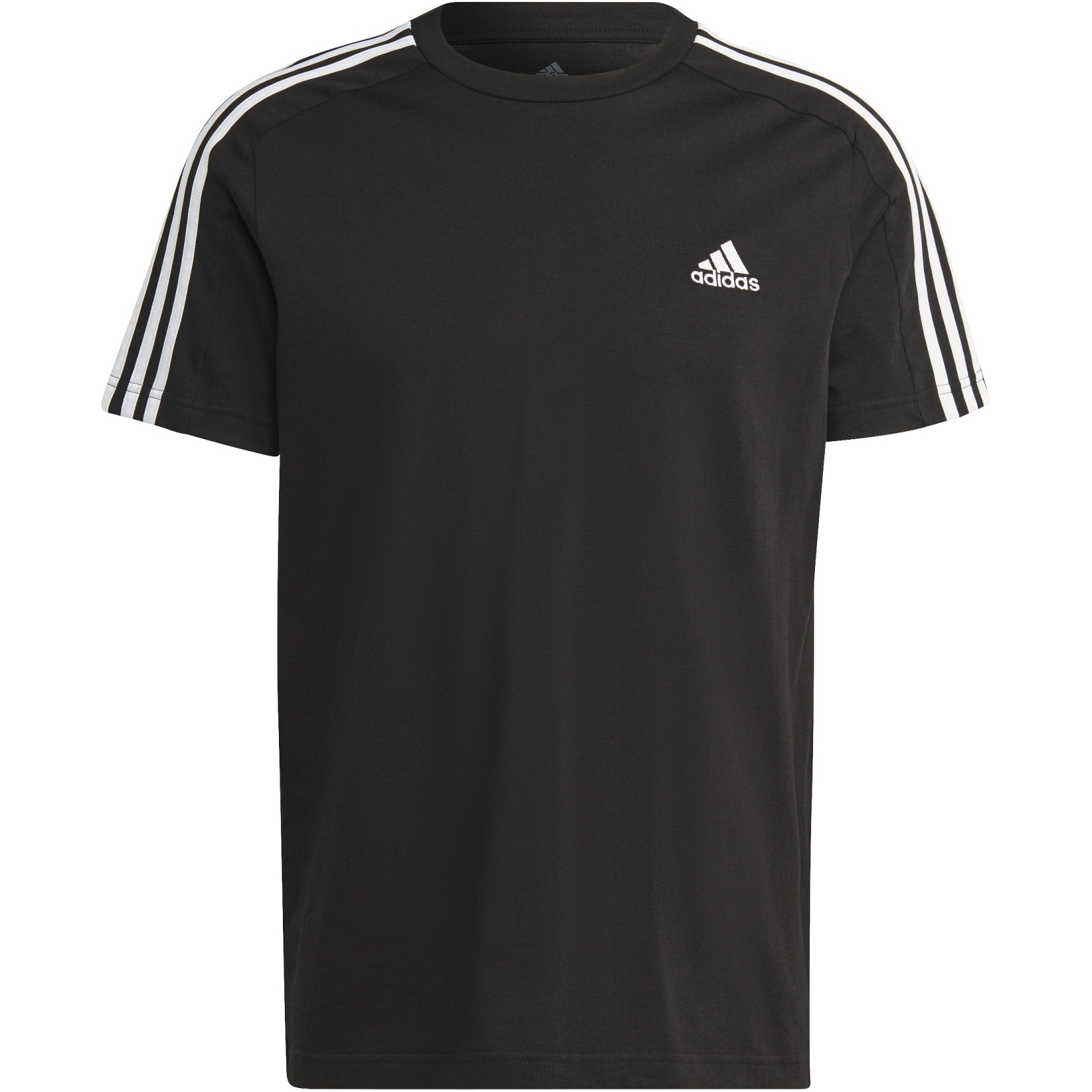 Black adidas logo shirt online