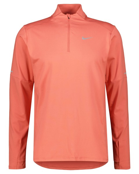 Nike Herren Dri-Fit Element Langarmshirt Trainingstop coral/berry