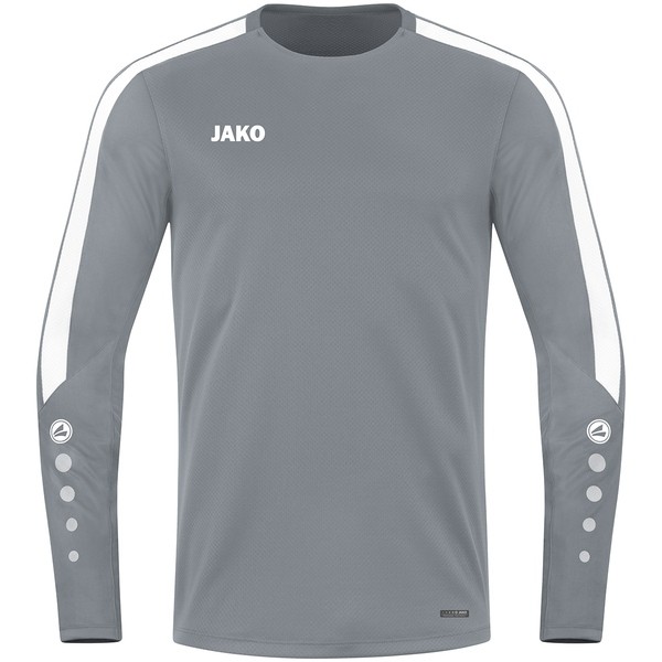 Jako Herren Power Sweatshirt Pullover steingrau